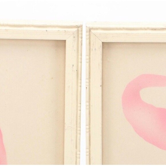 1950s Nursery Decor Baby Art Prints Framed Vintage Wooden Doll Shabby Chic 3pcs - Picture 7 of 10